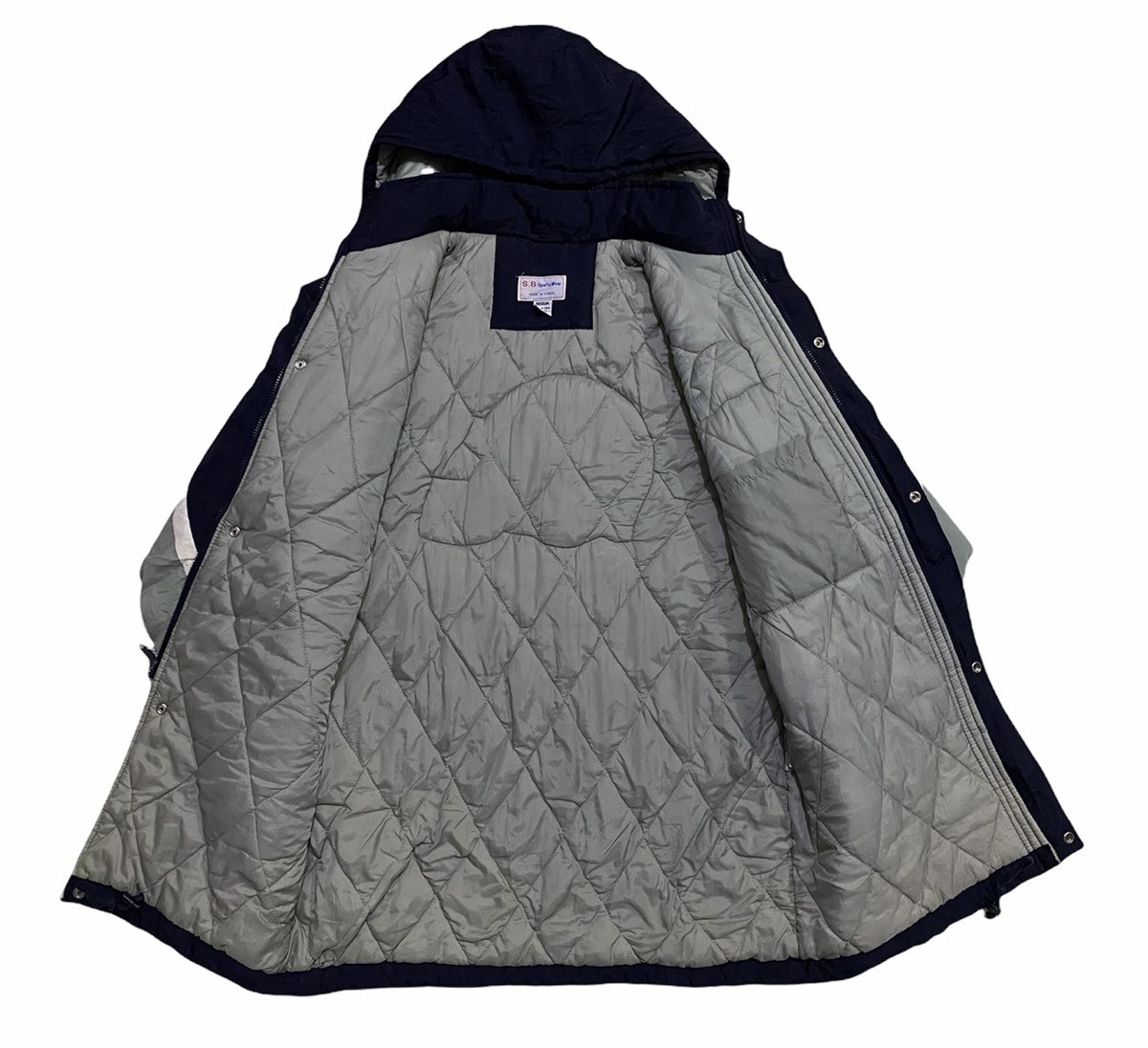 Nfl - Broncos Detachable Hoodie Quilted Nylon Long Jacket - 10