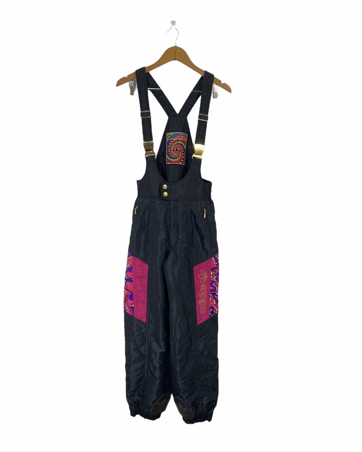 Vintage 90’s Adidas Overall Ski Pant Nice Design - 1