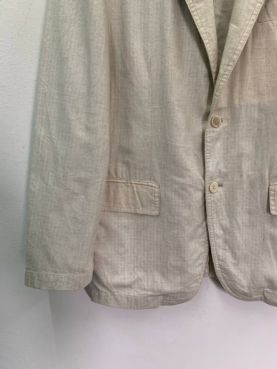 S/S05 CDG Homme Linen Coat - 3