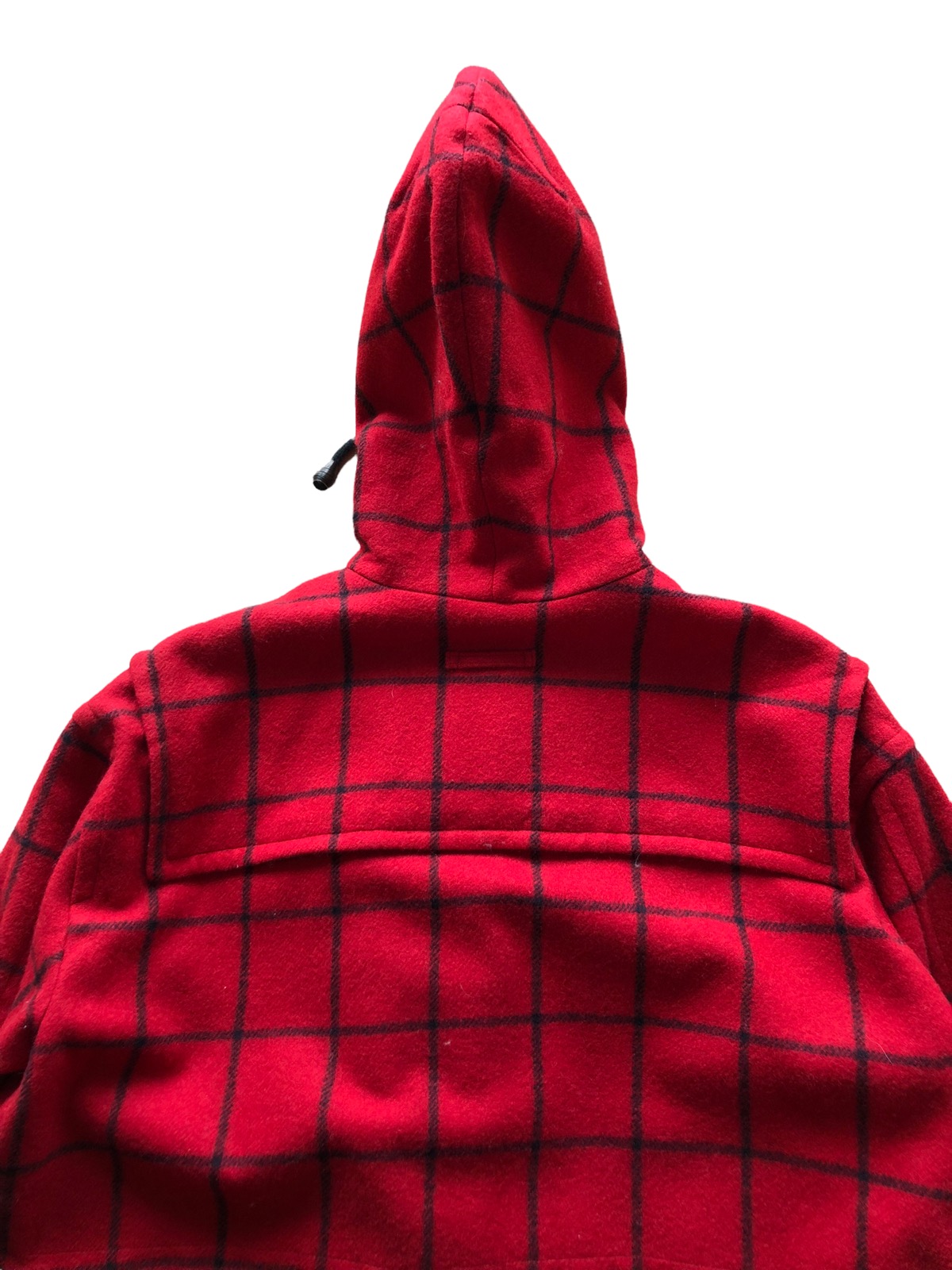 AW1997 Jean Paul Gaultier Red Tartan Wool Duffle Coat - 13