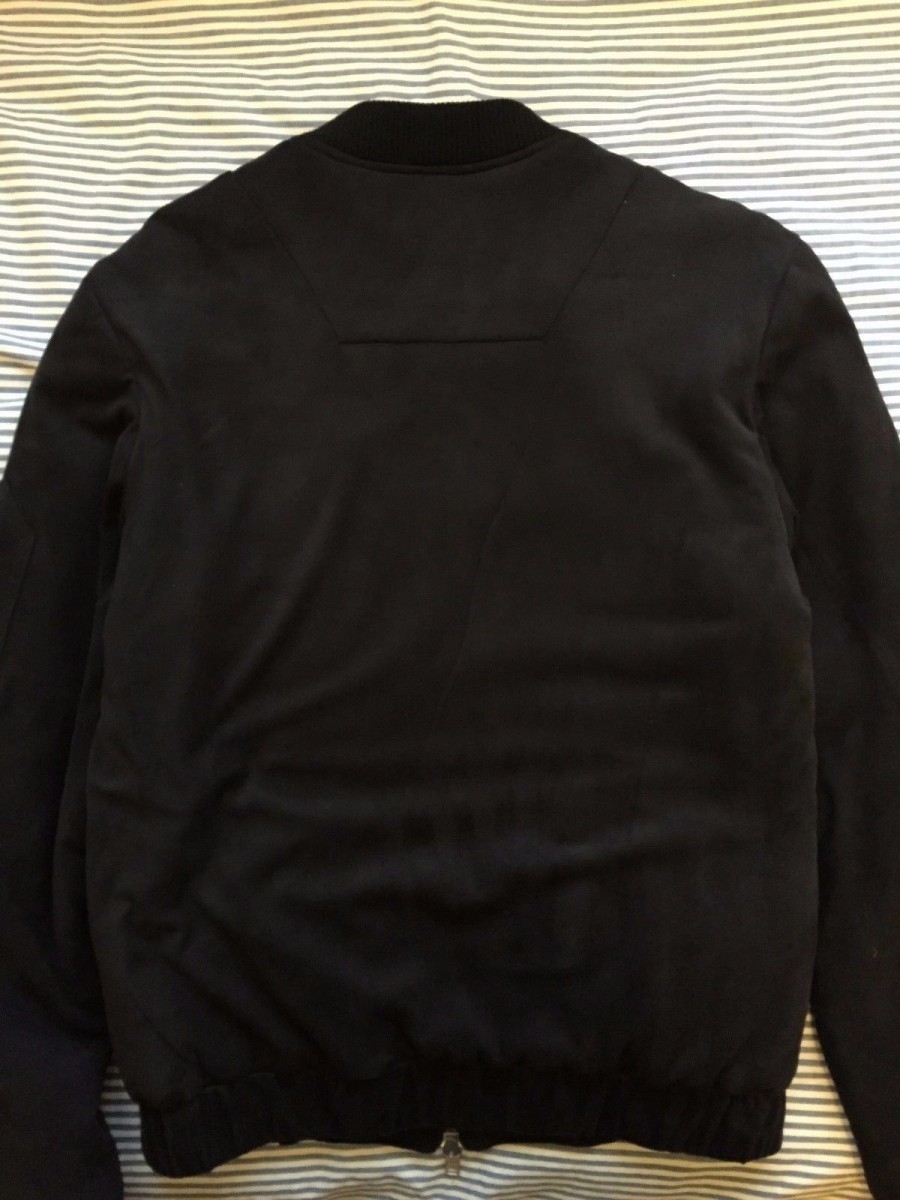 Adyn - Vegan Suede Bomber Jacket - 4