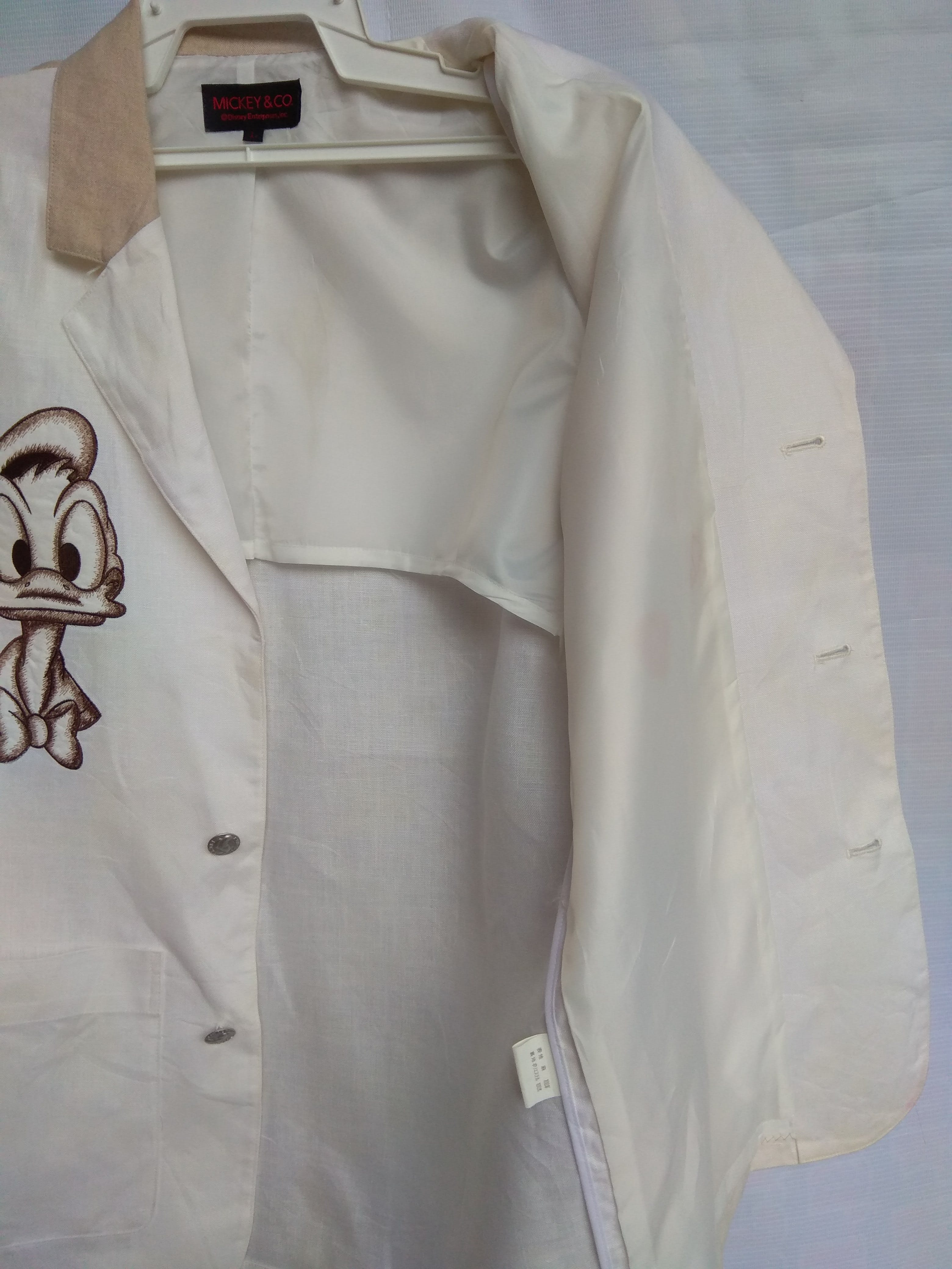 Mickey and co blazer, Donald Duck embroidery big logo's - 7