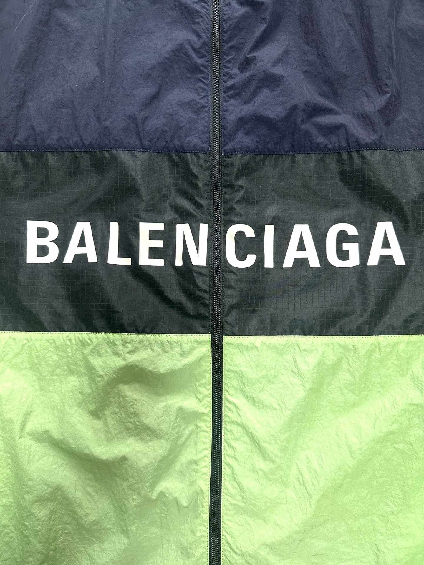 Balenciaga Black Neon Green Tracksuit Jacket - 6