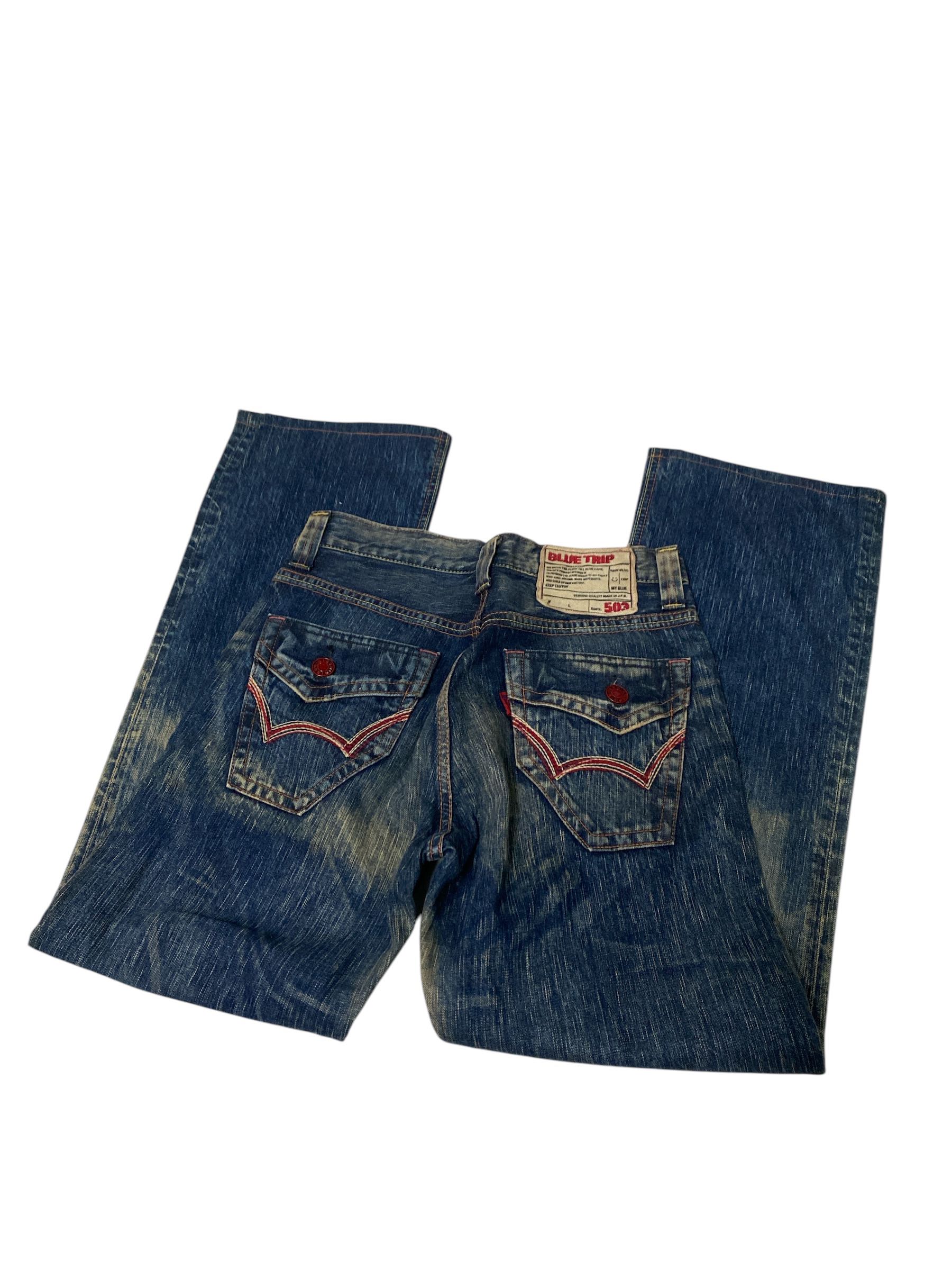 Flare Edwin Rare Design Faded Jeans Edwin 503 Blue Trip Blue Flare Jeans Clawmark - 5