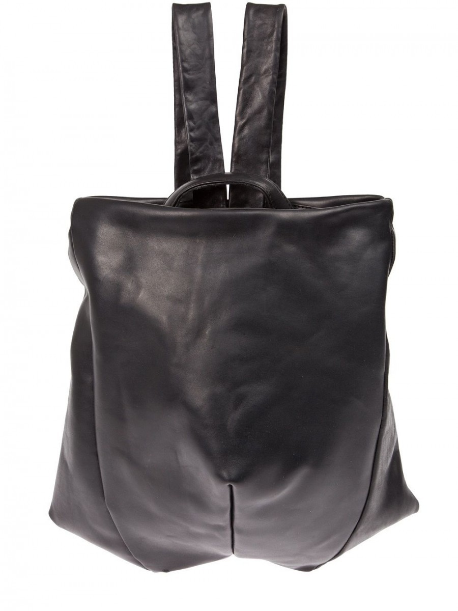 Leather backpack.Like Rick Owens or Mihara Yasuhiro - 1
