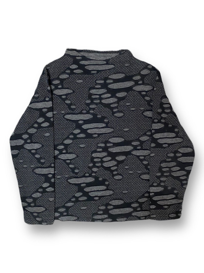 Japanese Brand Mesh Crop Style Distressed Handset Unisex - 1