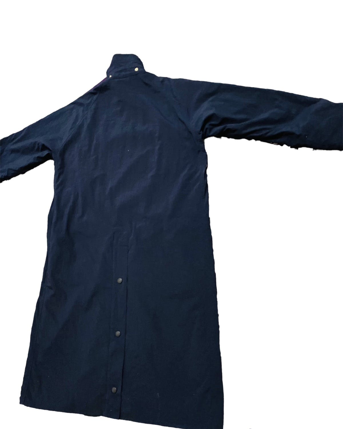 (B) BARBOUR POLYESTER TRENCH COAT - 5