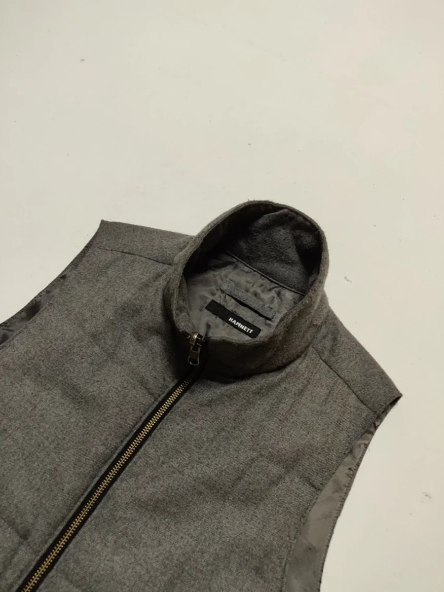 Katharine Hamnett - Vintage Casual Half Puffer Vest Jacket - 4