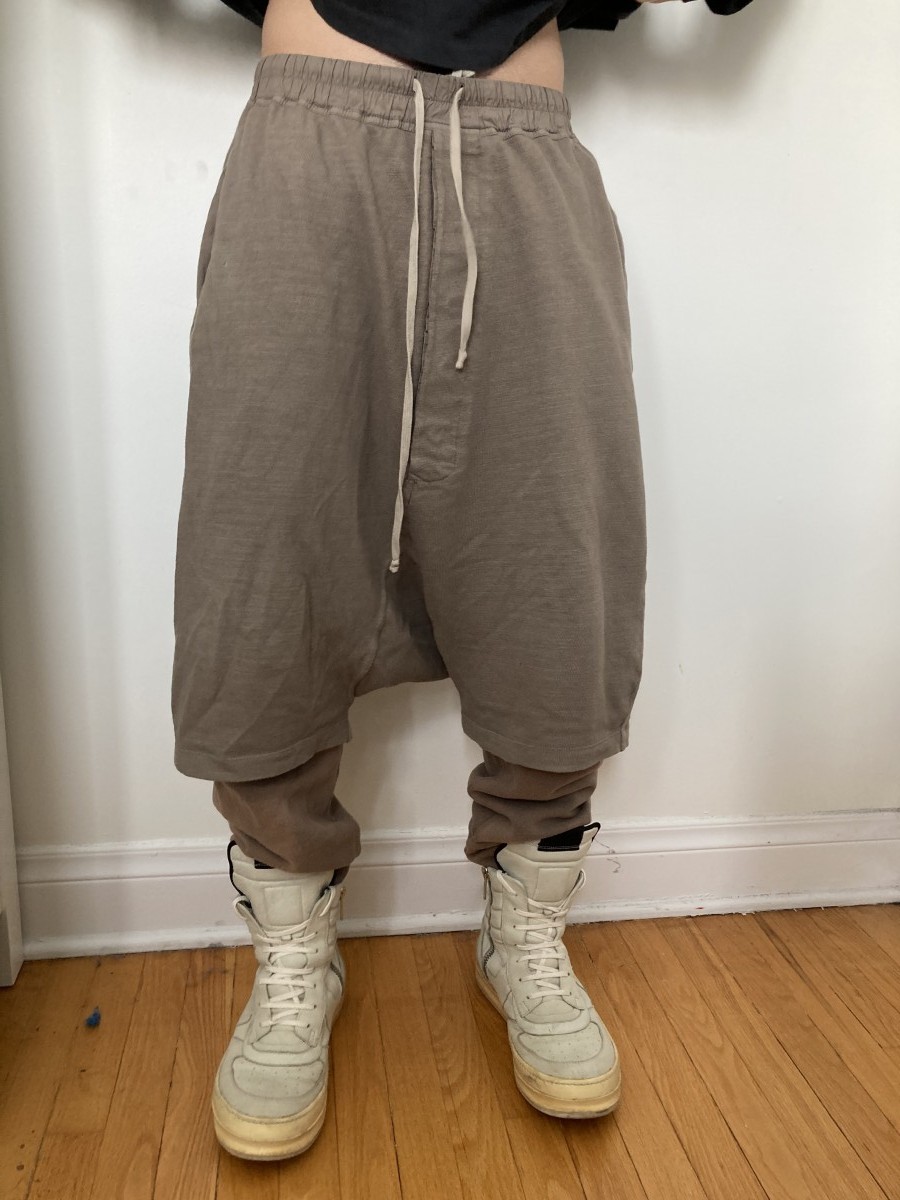 Rick owens DNA dust knit pod shorts - 9