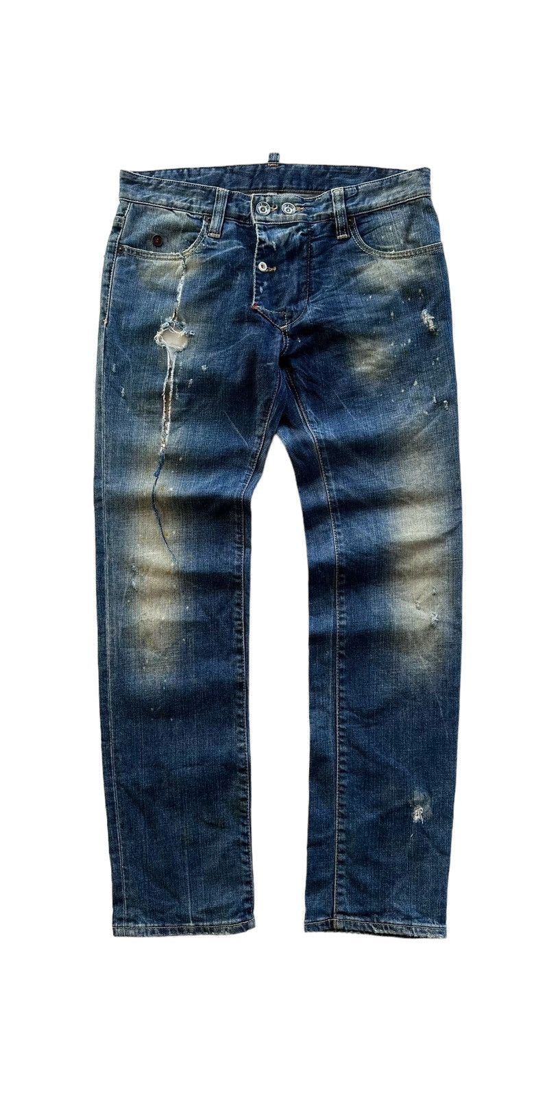 Dsquared2 Distressed Denim Jeans - 4