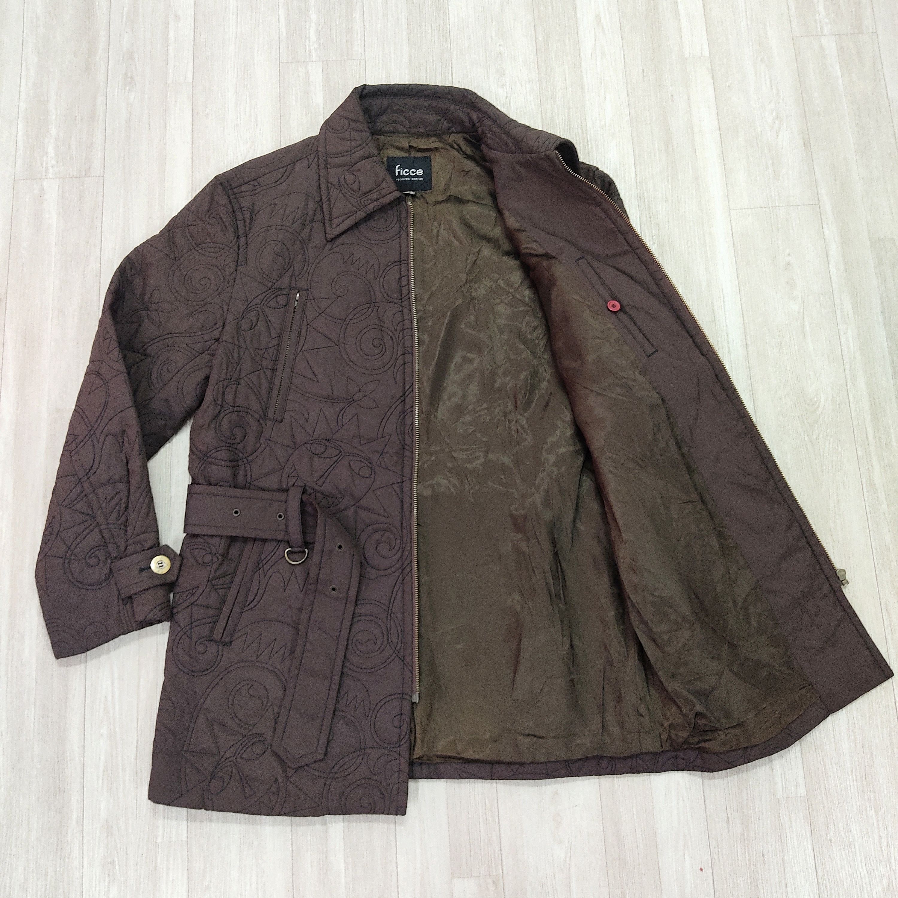 Designer - YOSHIYUKI KONISHI Ficce Uomo AOP Quilted Jacket - 11