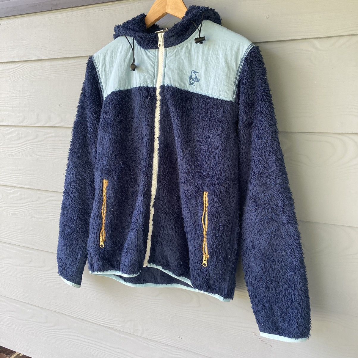 Rare Vintage Chums Blue Full Zip Fleece / Winter Fleece - 3