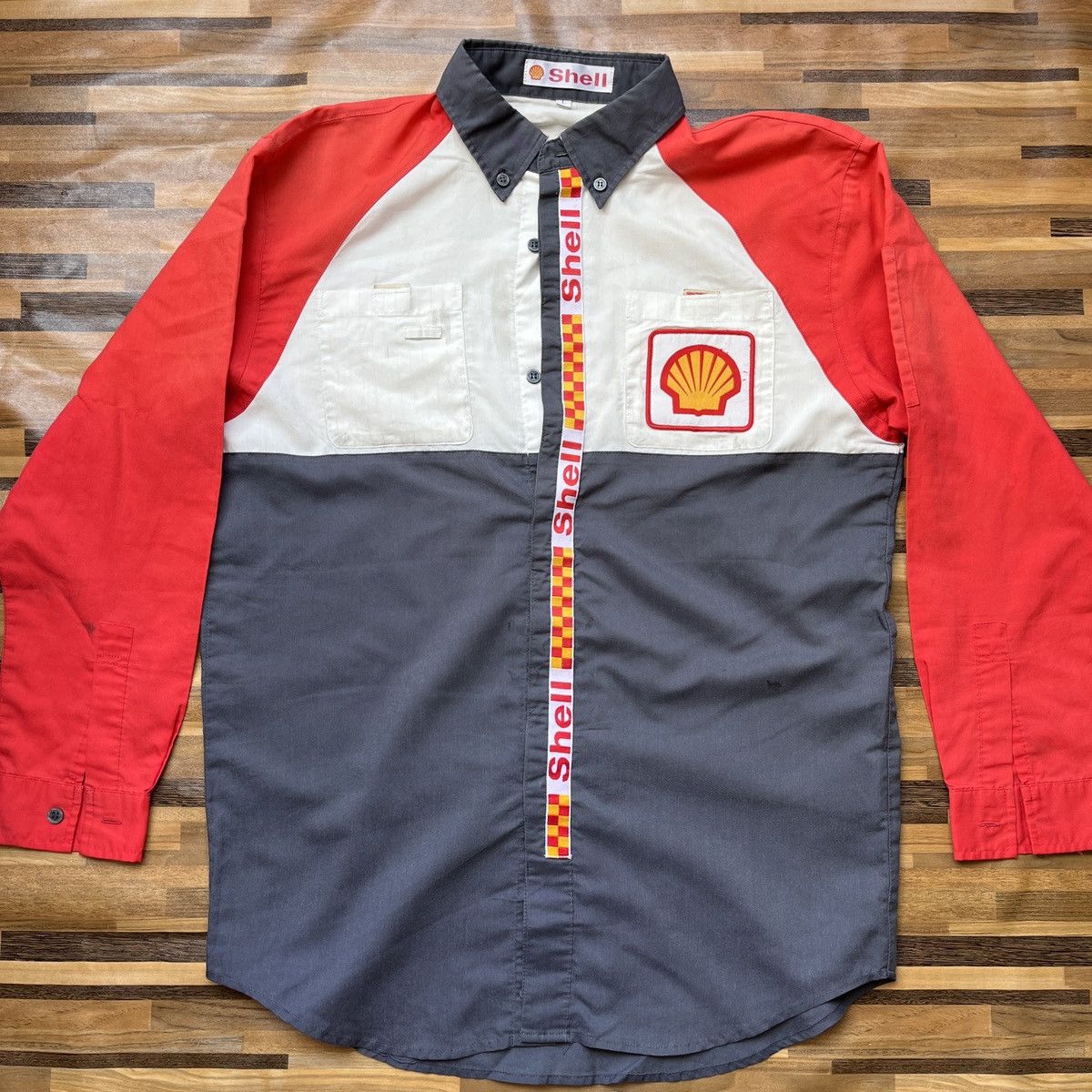 Shell Uniform Workers Vintage Japanese Outlet 1990s - 16