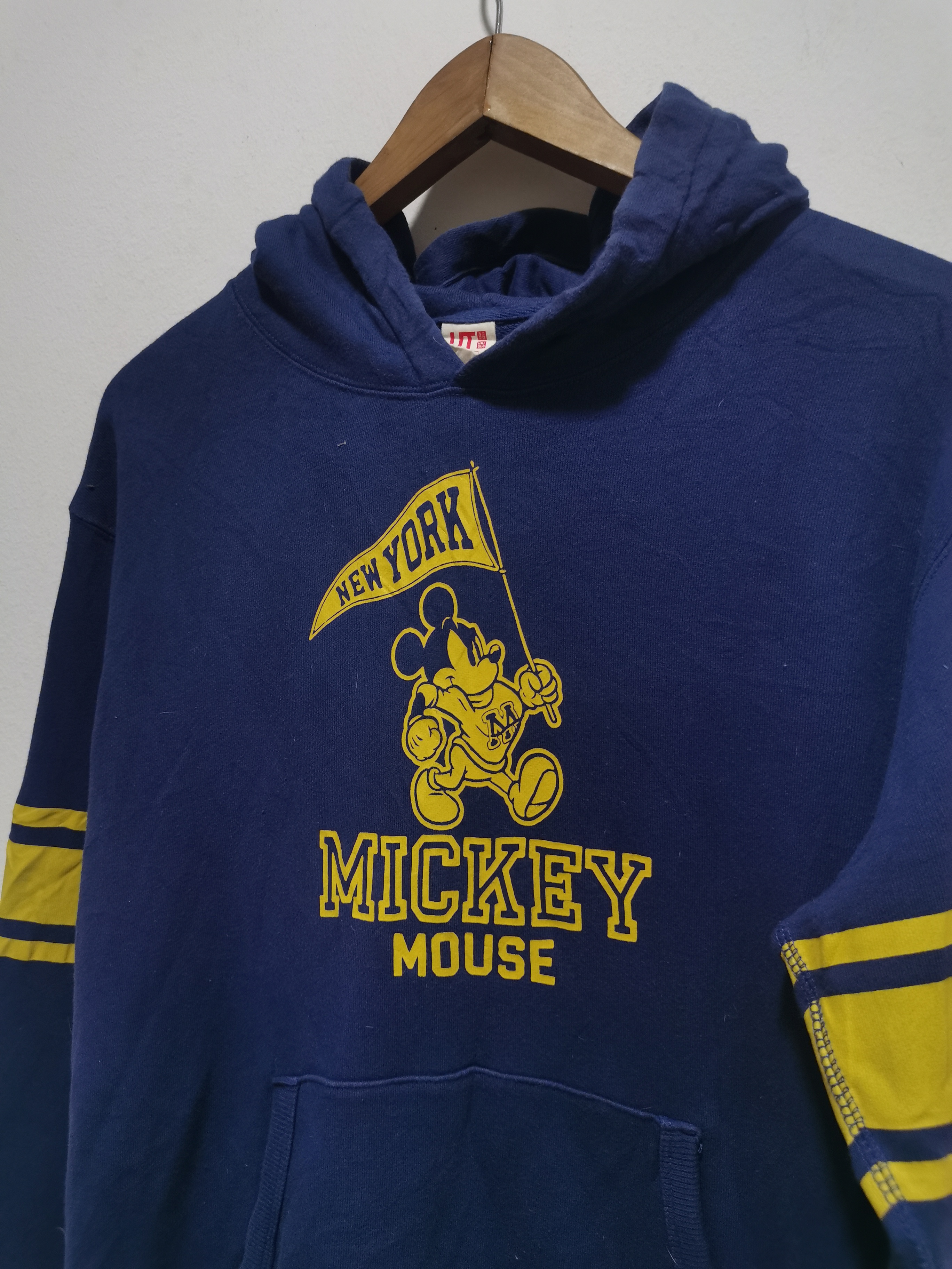 Uniqlo - Mickey Mouse Uniqlo Varsity Hoodie Sweatshirt - 2