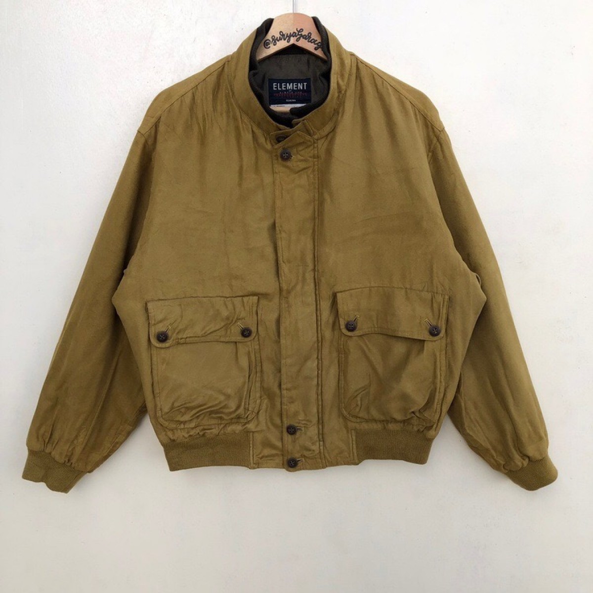 Element - of SimpleLife Viwarm Airpack Suede Harrington Jacket