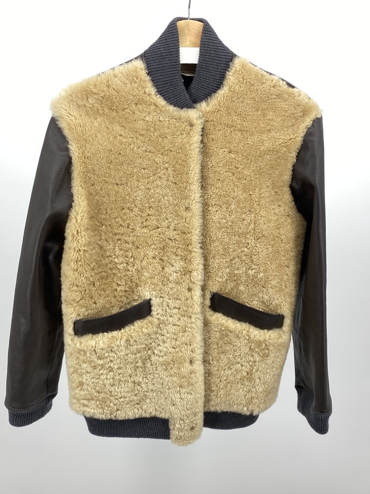 Lamb Shearling Leather Jacket - 1
