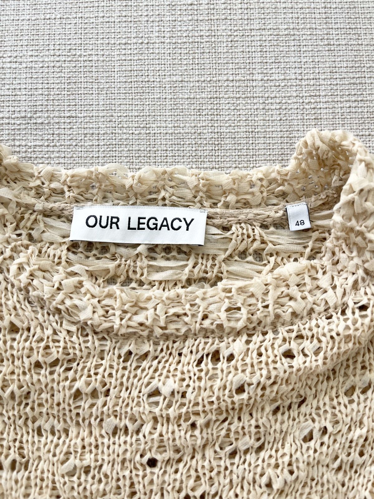 Our Legacy Loose Weave ‘Popover’ Sweater - 5