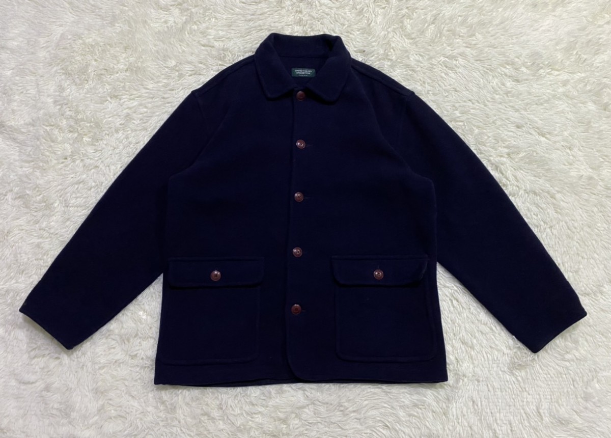 United Colors Of Benetton - United Colors of Benetton Wool Blend Overshirt Jacket Made in Italy - 1