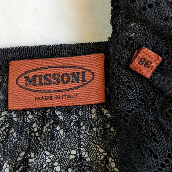 Missoni Black Lace Button-up Cardigan 38 US 2 - 8