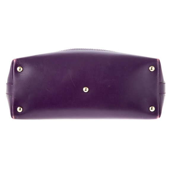Authentic Gucci Pom Pom Purple Zip Hobo Bag - 3