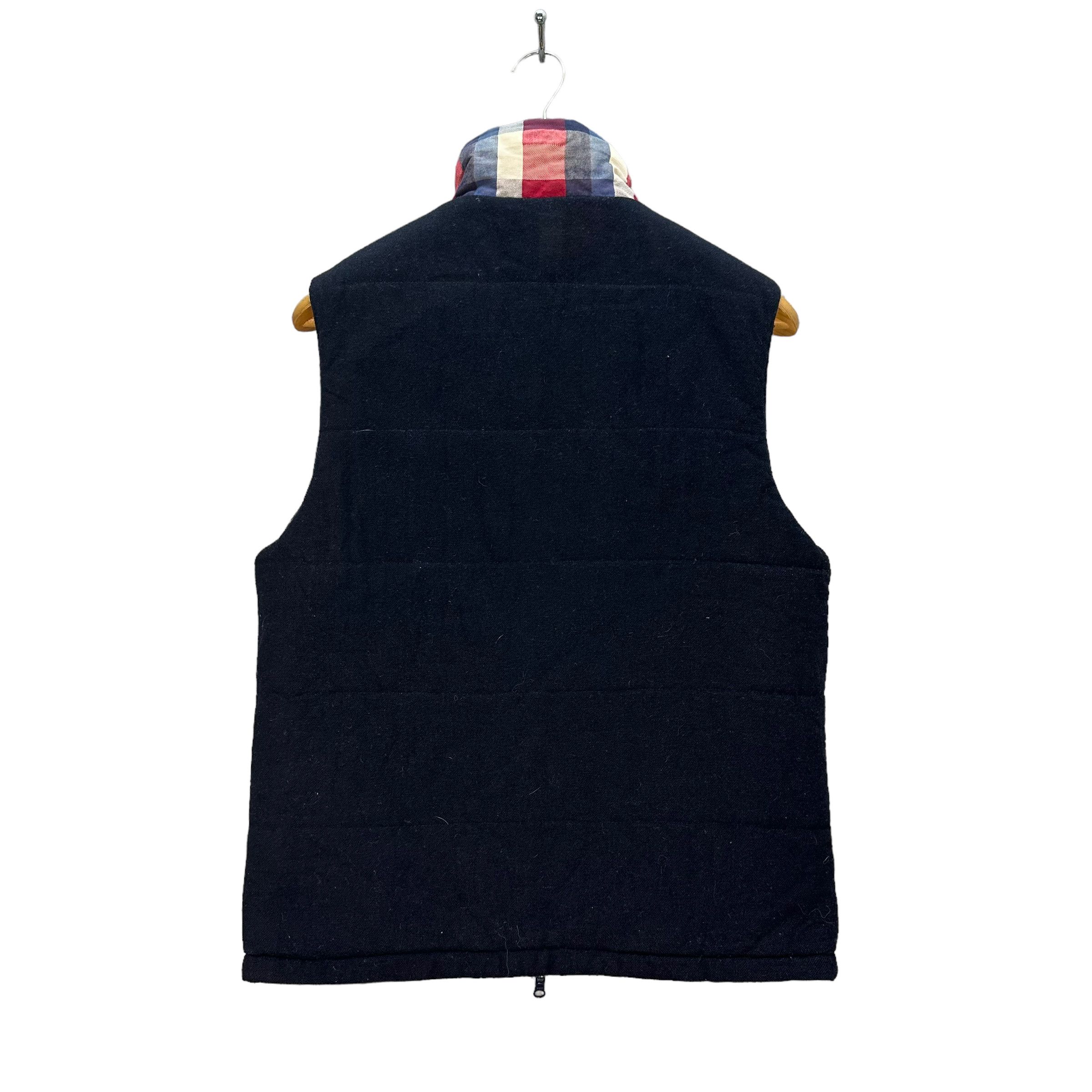 FRED PERRY THERMOLITE REVERSIBLE TARTAN VEST #8272-220 - 8