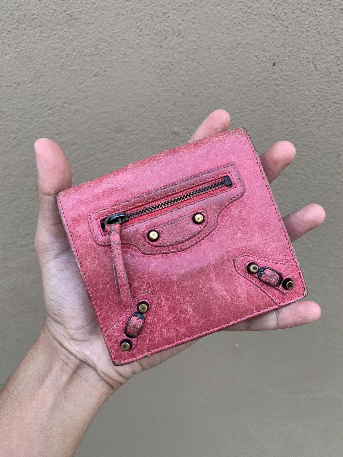 Balenciaga Wallet Pink leather - 1