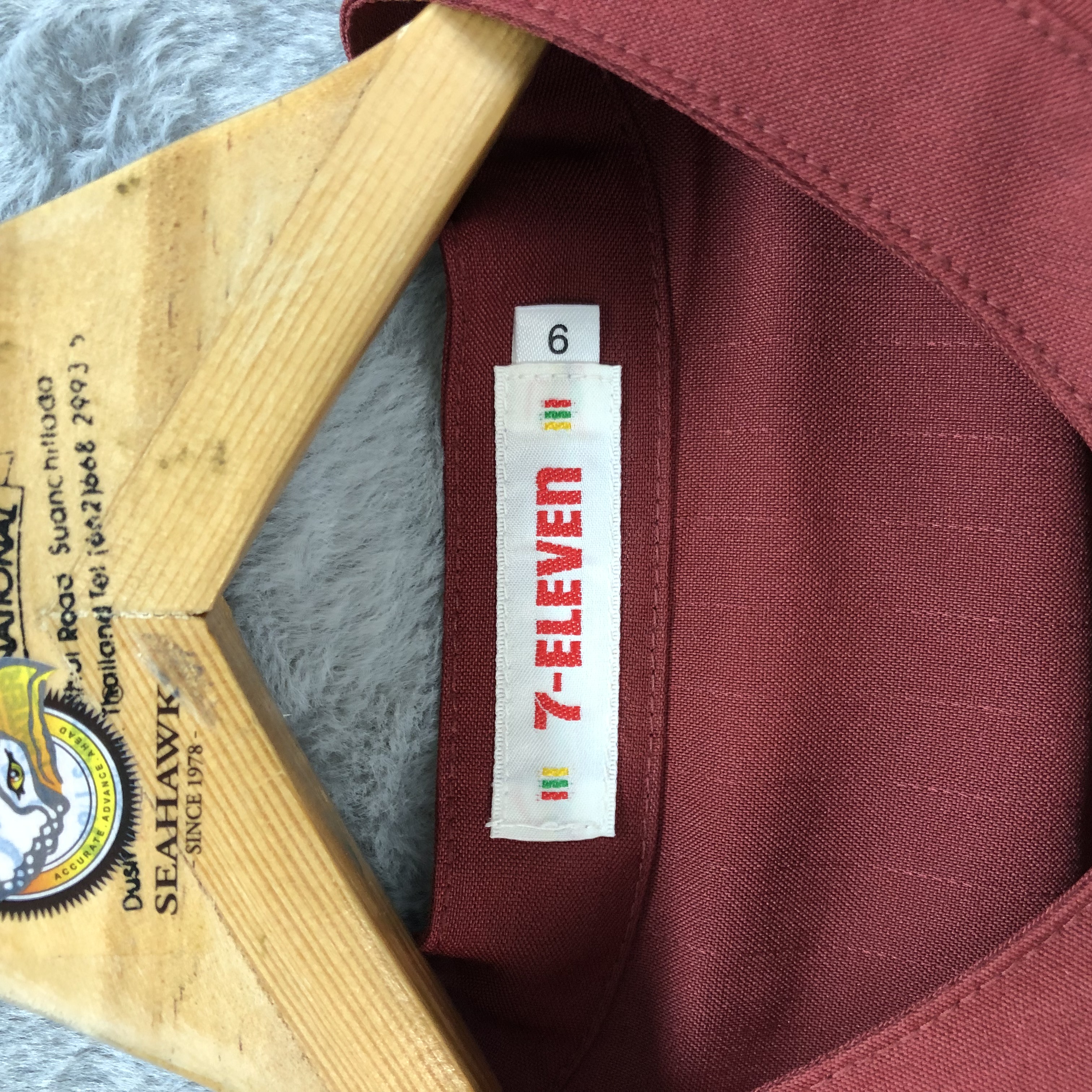 Vintage 7-ELEVEN Detachable Sleeve Jacket Shirt #5455-191 - 9