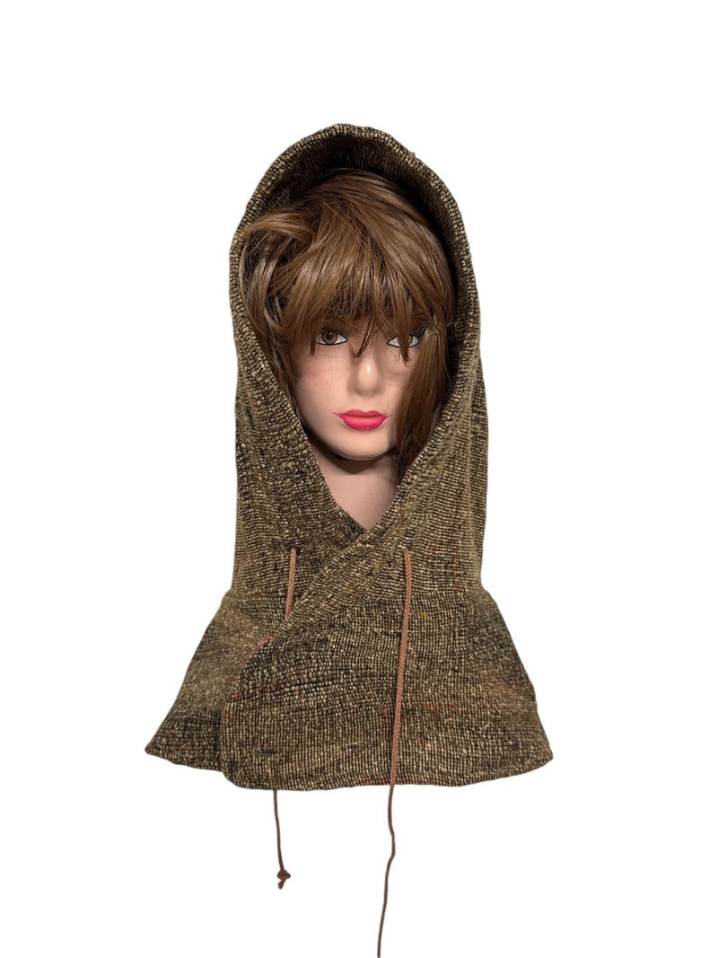 Rare🔥Vintage Yohji Yamamoto Woolen Snood Hood - 1