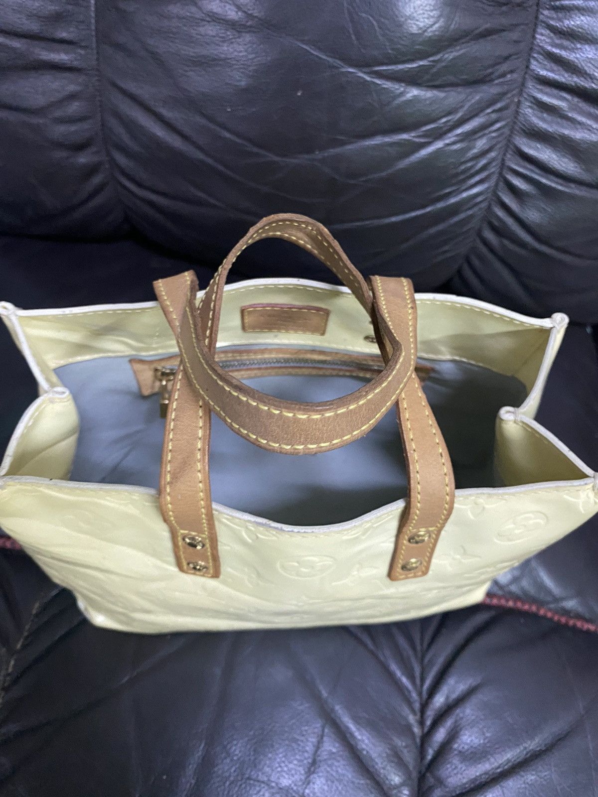 Authentic Louis Vuitton Mini Vernis Tote Bag - 10