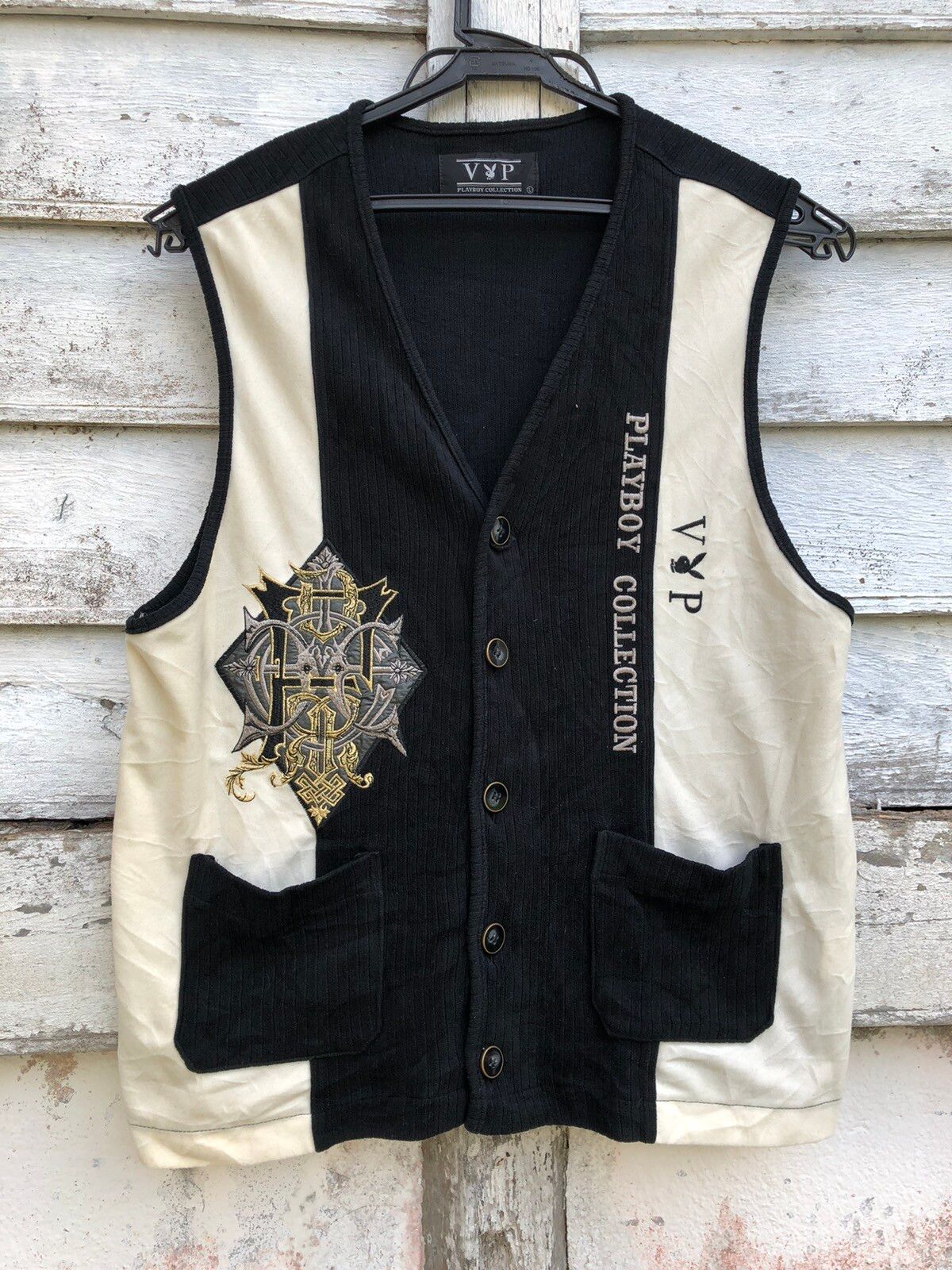 ✔️Rare✔️ Playboy Collection Embroidry Cotton Vest - 1