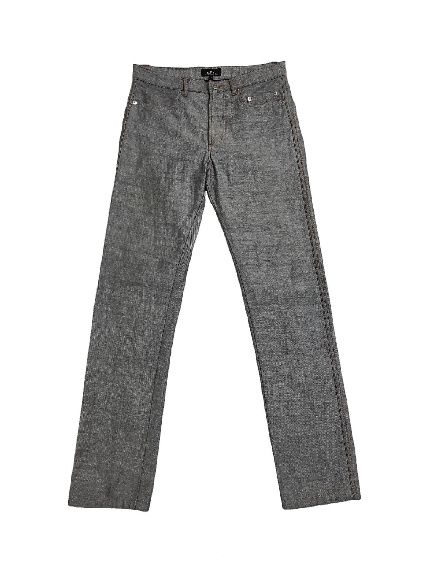 A.P.C Rue De Fleurus Paris ete 1990 Reverse Denim pants - 1