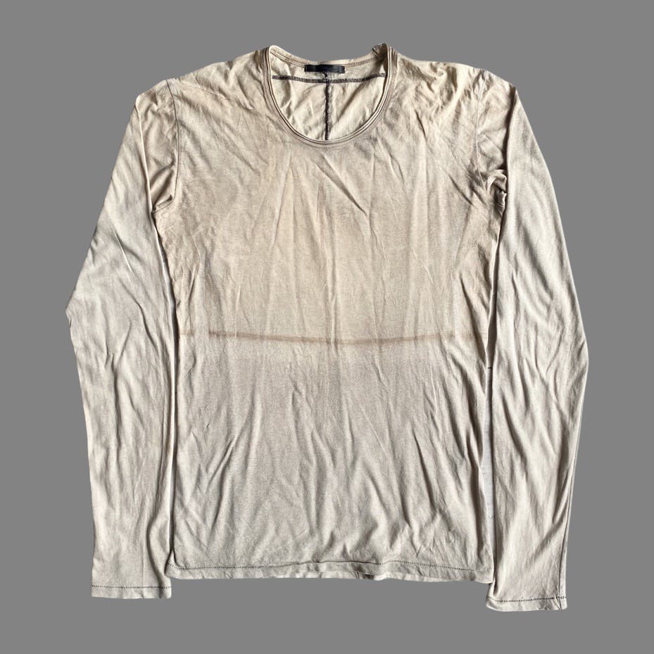 The Viridi Anne Brown Dye Long Sleeve T Shirt - 1