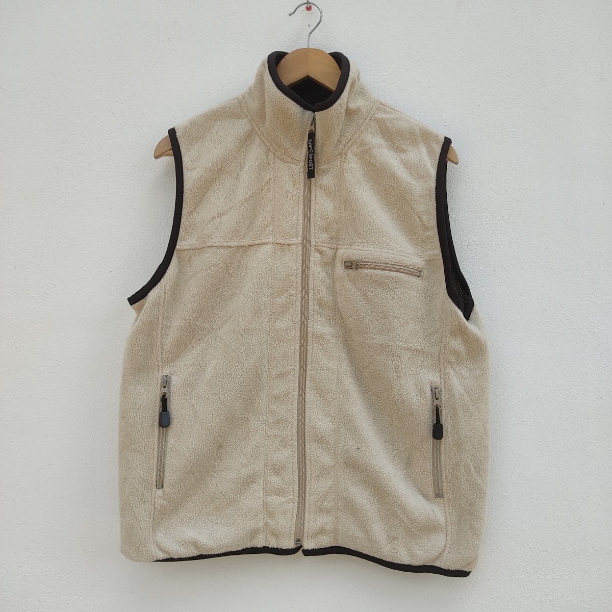 American Vintage - Beverly Hills Polo Club BHPC Sports Fleece Sleeveless Vest - 1