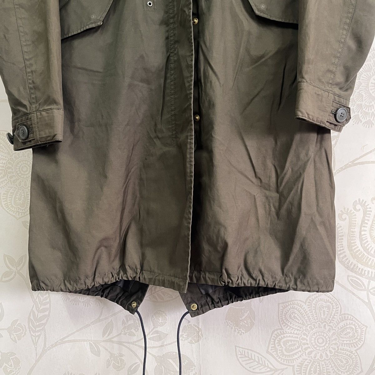 Japanese Brand - Vetements De Travail Long Parka Coat Fishtail Jacket Hooded - 15