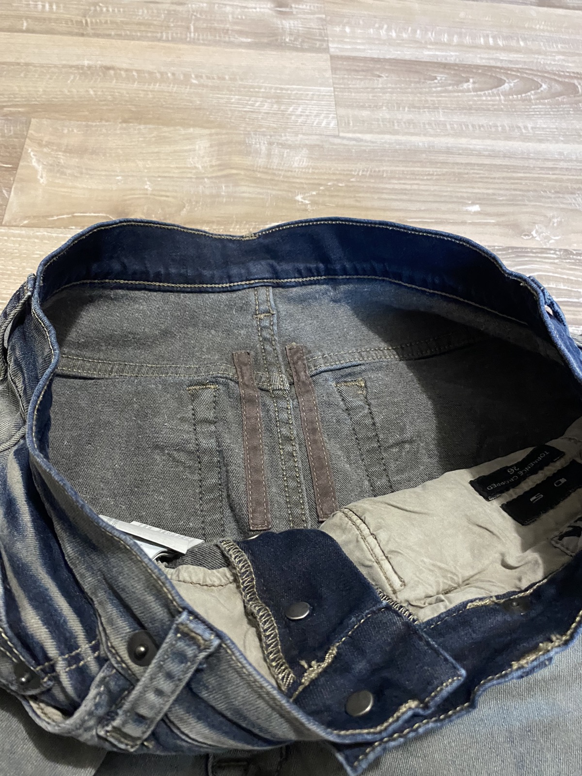 Rick owens jeans DRKSHDW vintage 00s denim torrence croped - 10