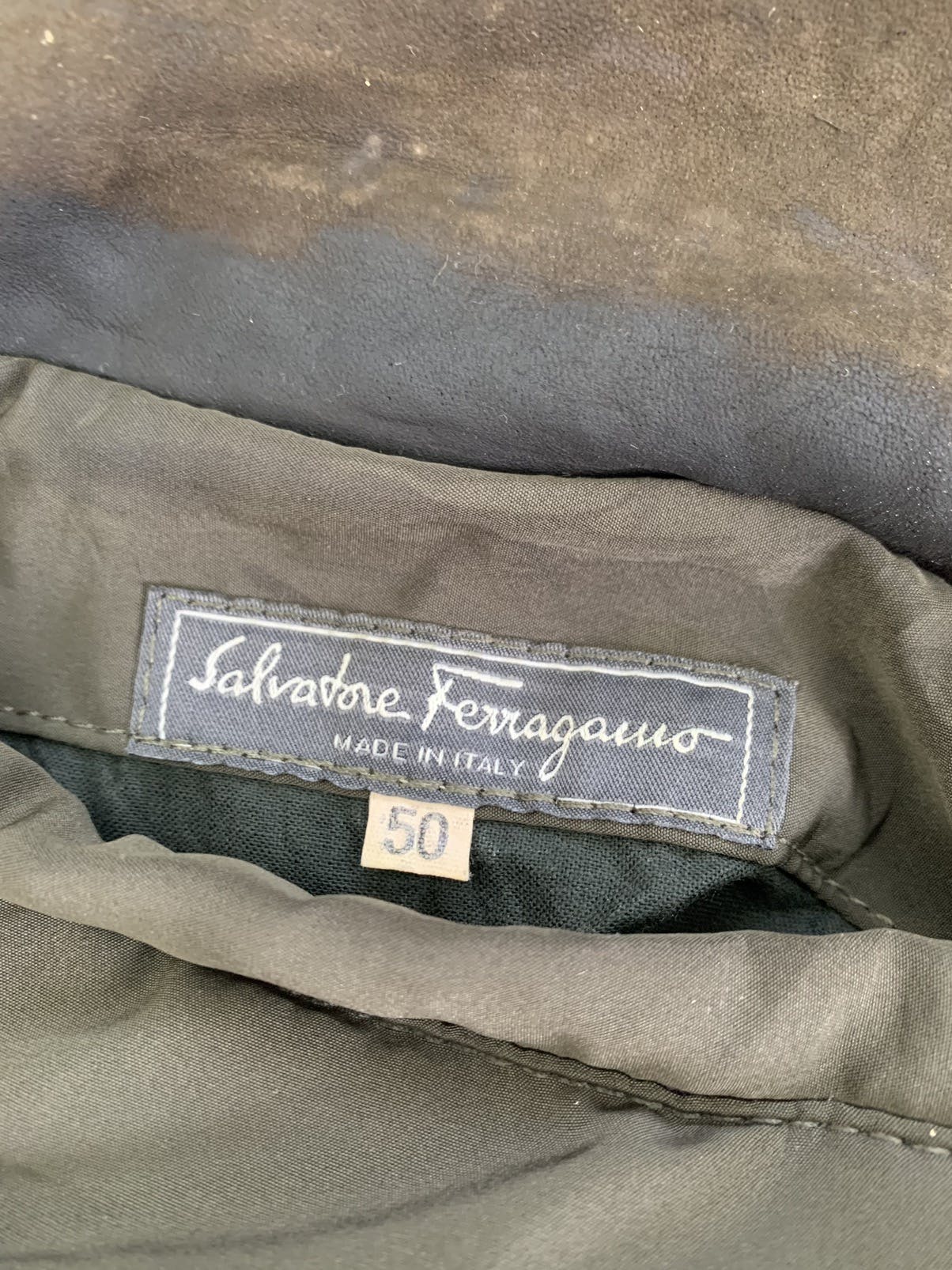 Salvatore Ferragamo Reversible Real Leather Jacket Hooded - 22