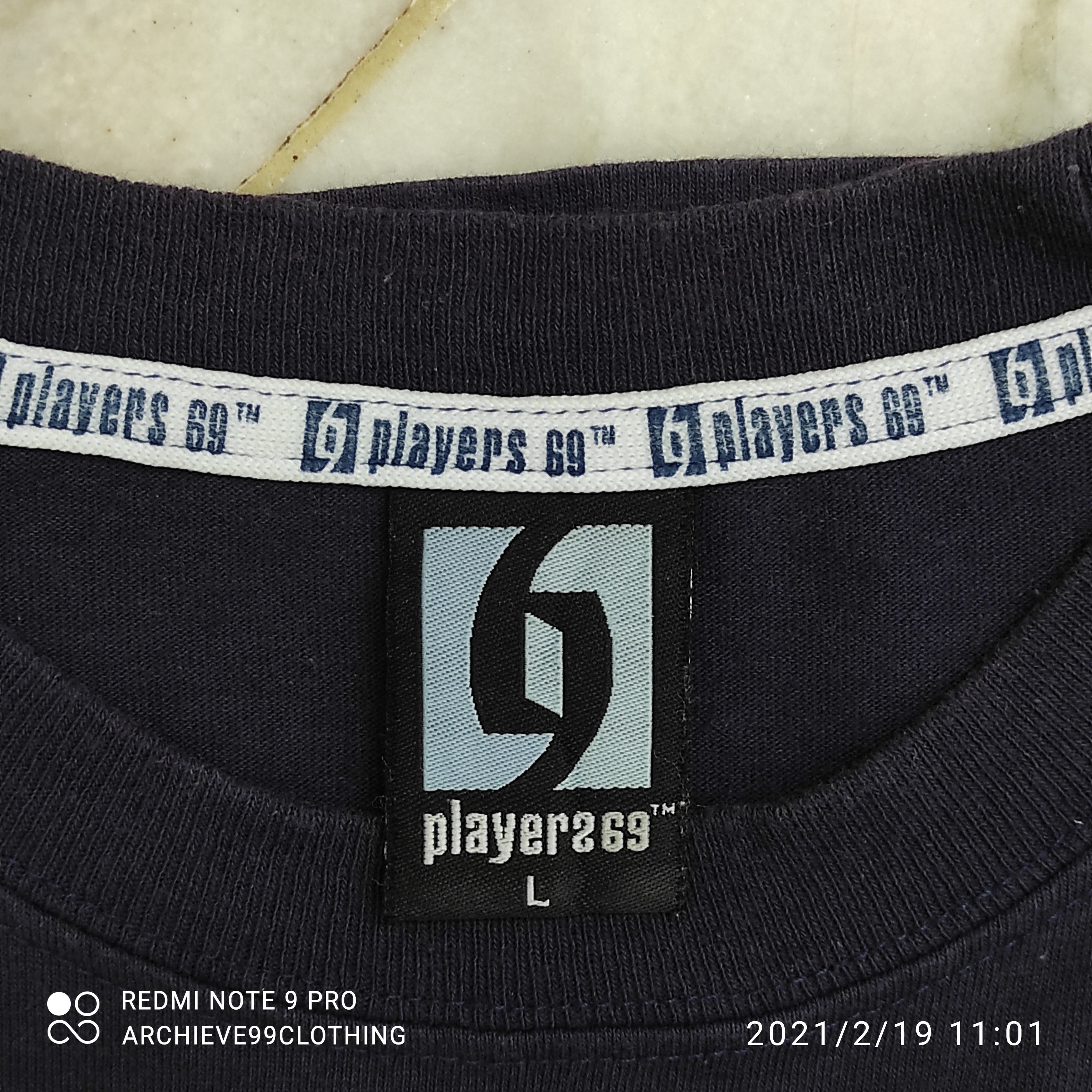 American Vintage - Vintage 90's iconic Playerz 69 Dirty mind AOP Rap tee - 3