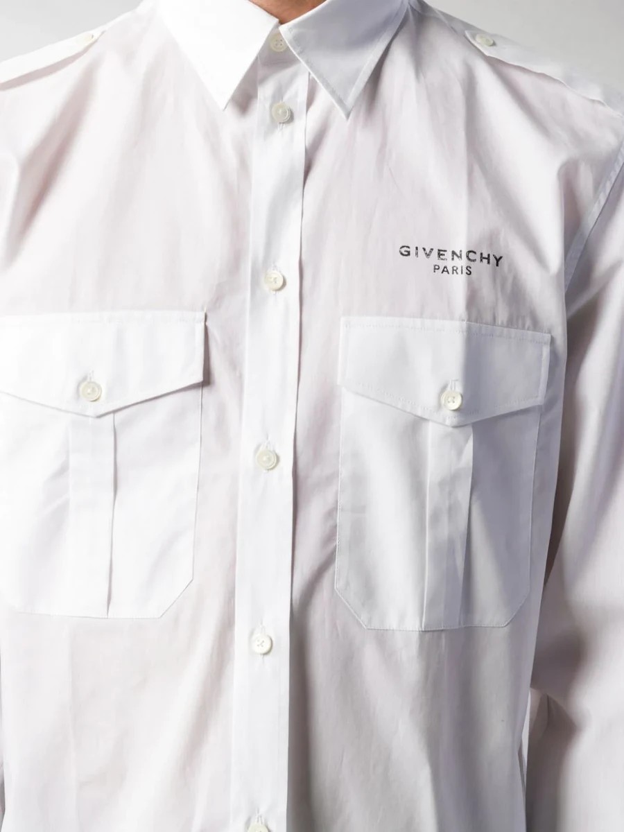 GIVENCHY Long Sleeve Utility Shirt - 1