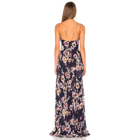 NICHOLAS Garden Rose Silk Maxi Dress - 4