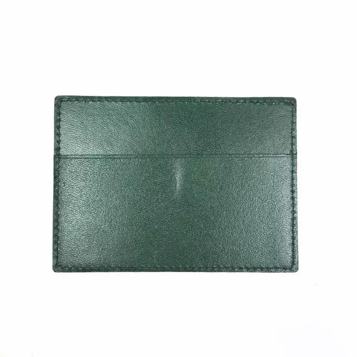 Leather Crown Logo Cardholder/Wallet - 2