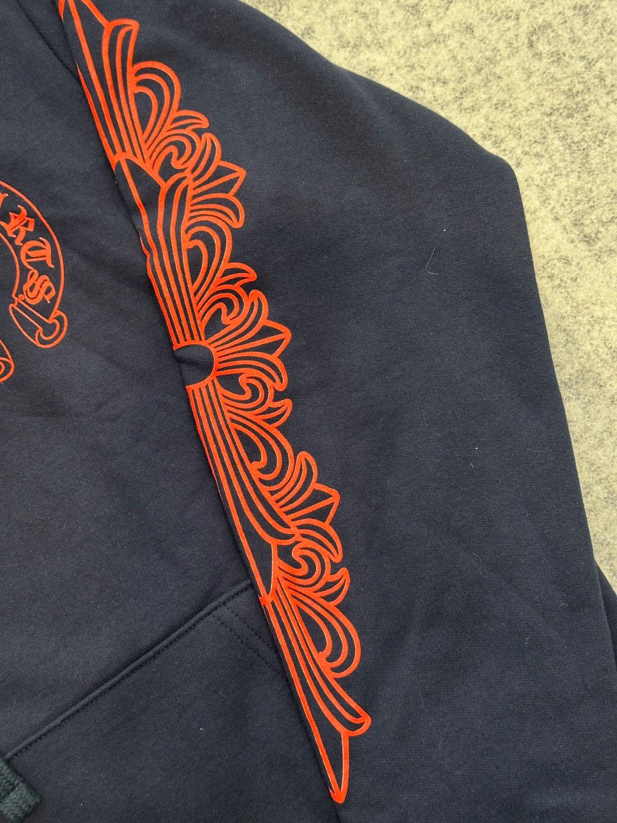 CHROME HEARTS HorseShoe Floral Hoodie - 4