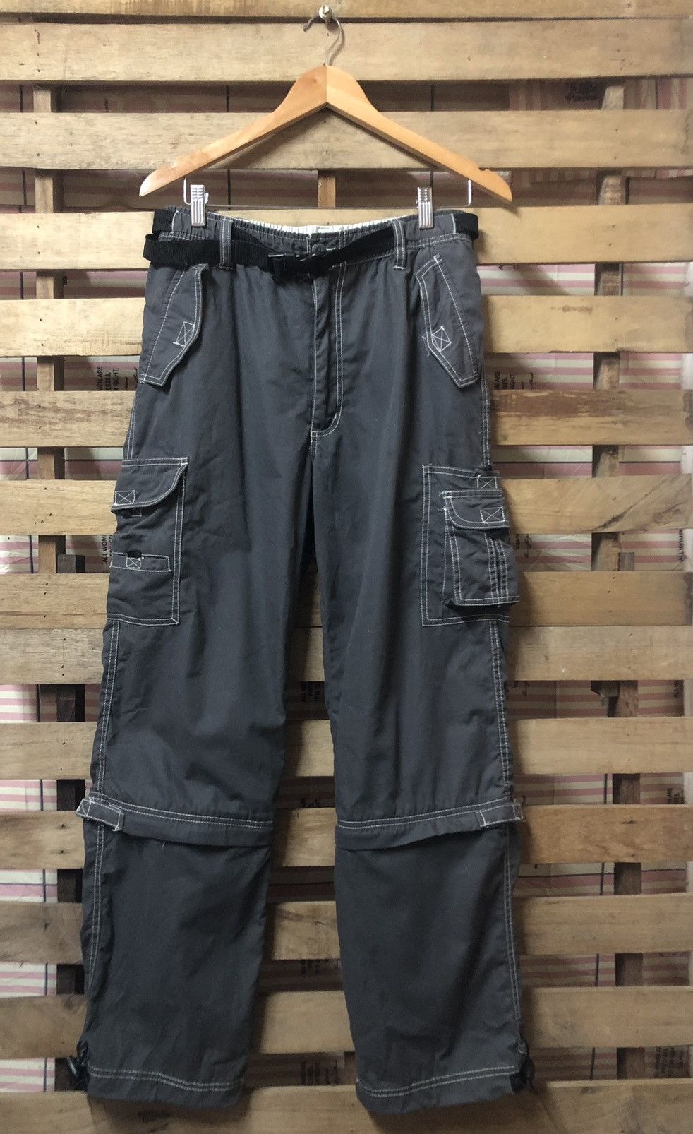 Japanese Brand - Cargo Multi Pocket Technical Two Way Pant - 1