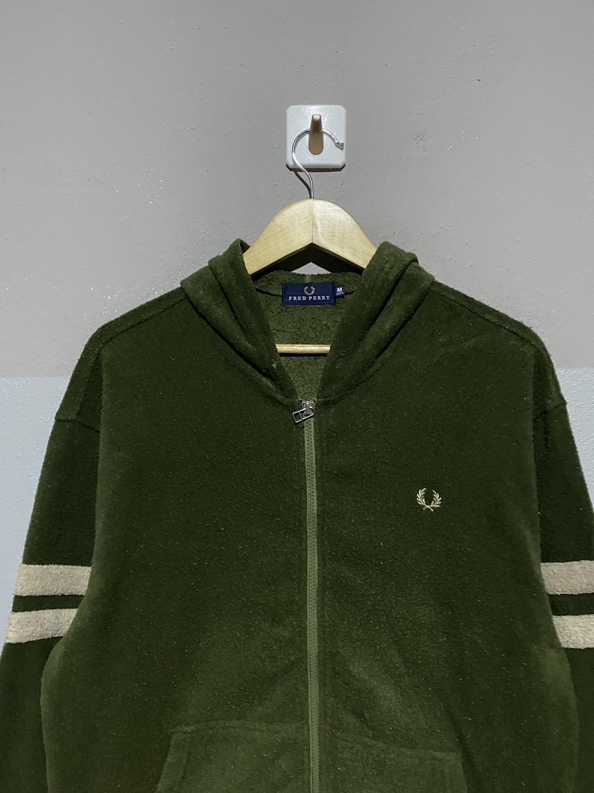 🔥SALE🔥FRED PERRY FLEECE HOODIE JACKET - 4