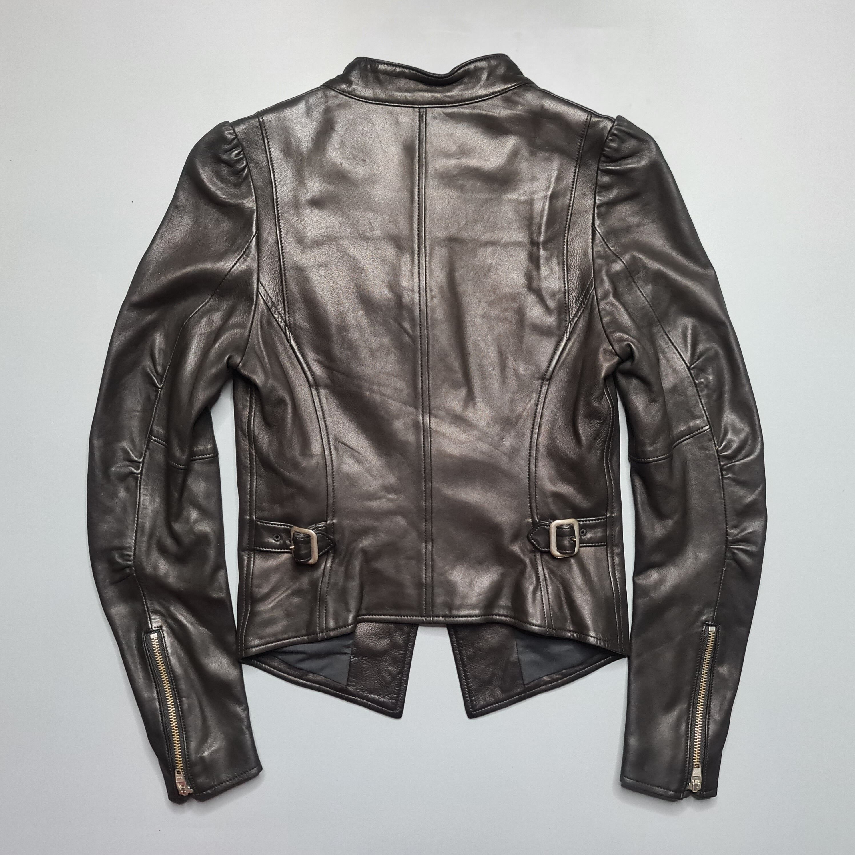Miharayasuhiro - Archive Racer Leather Jacket (Womens) - 3