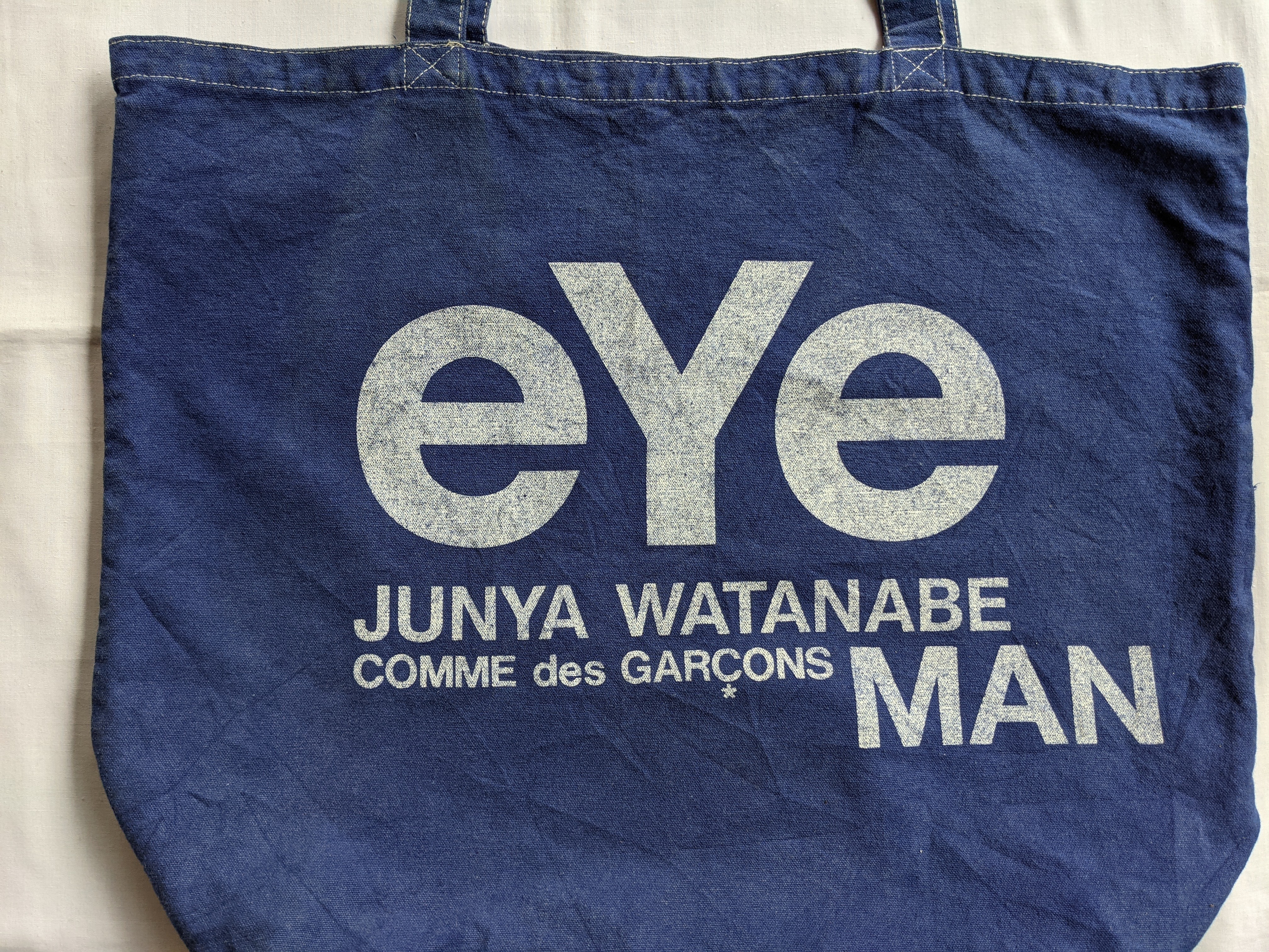 Eye Comme Des Garcons indigo tote bag Junya Watanabe - 3