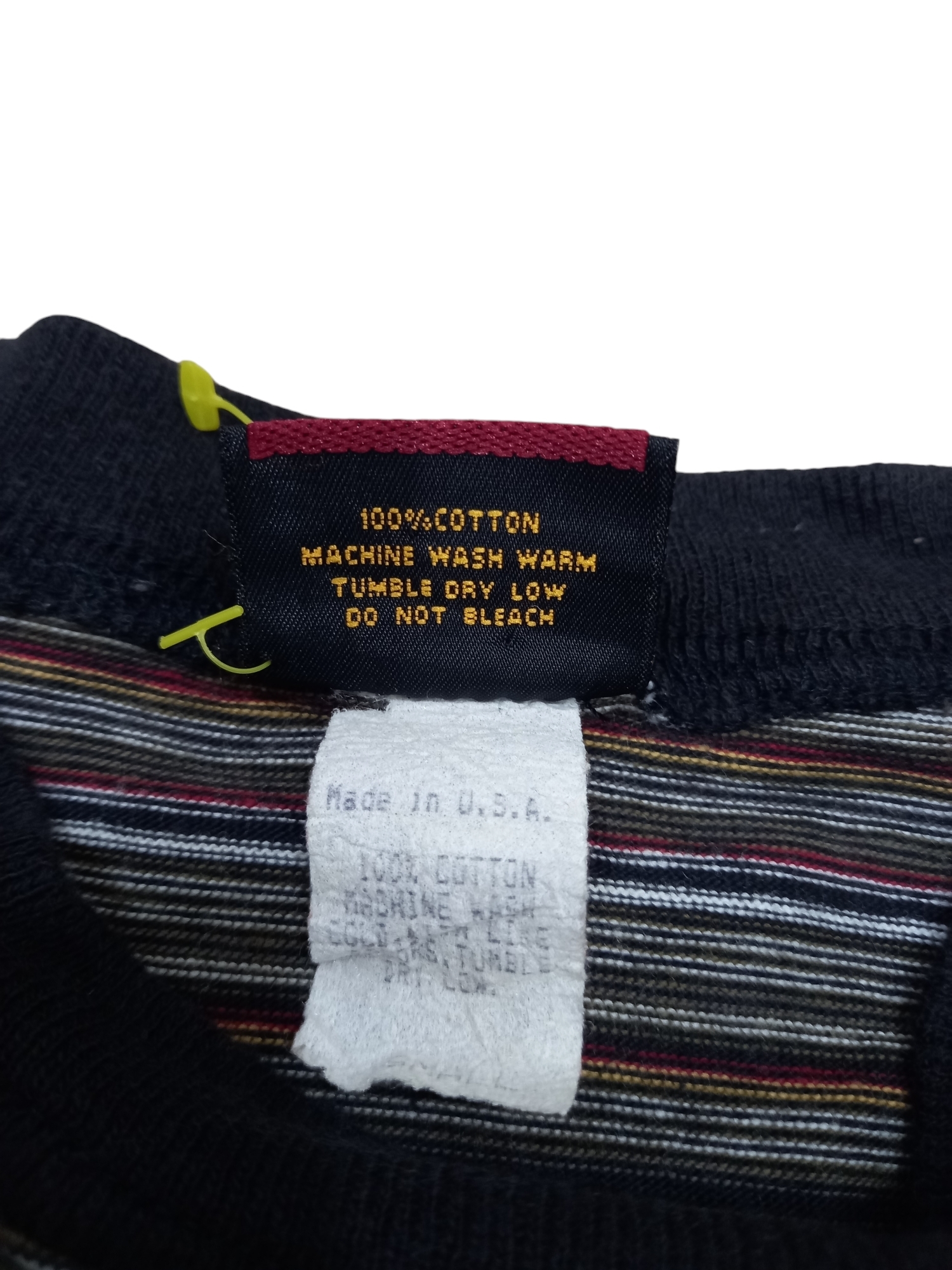 Rare! Vintage 80's Rip Curl Retro Surf Style Stripe Tee - 4