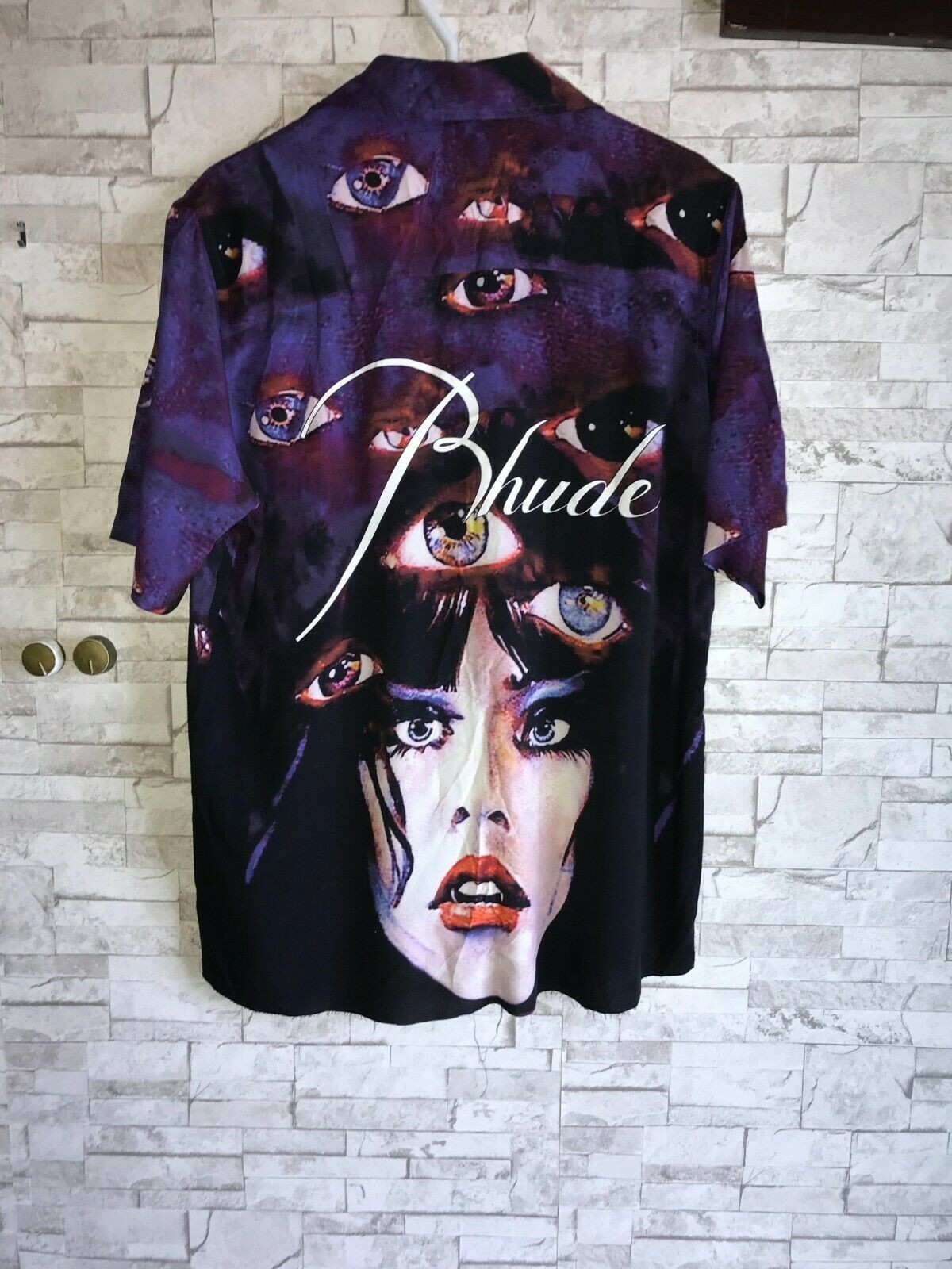 Rhude Eyes Print Bowling Shirt - 2