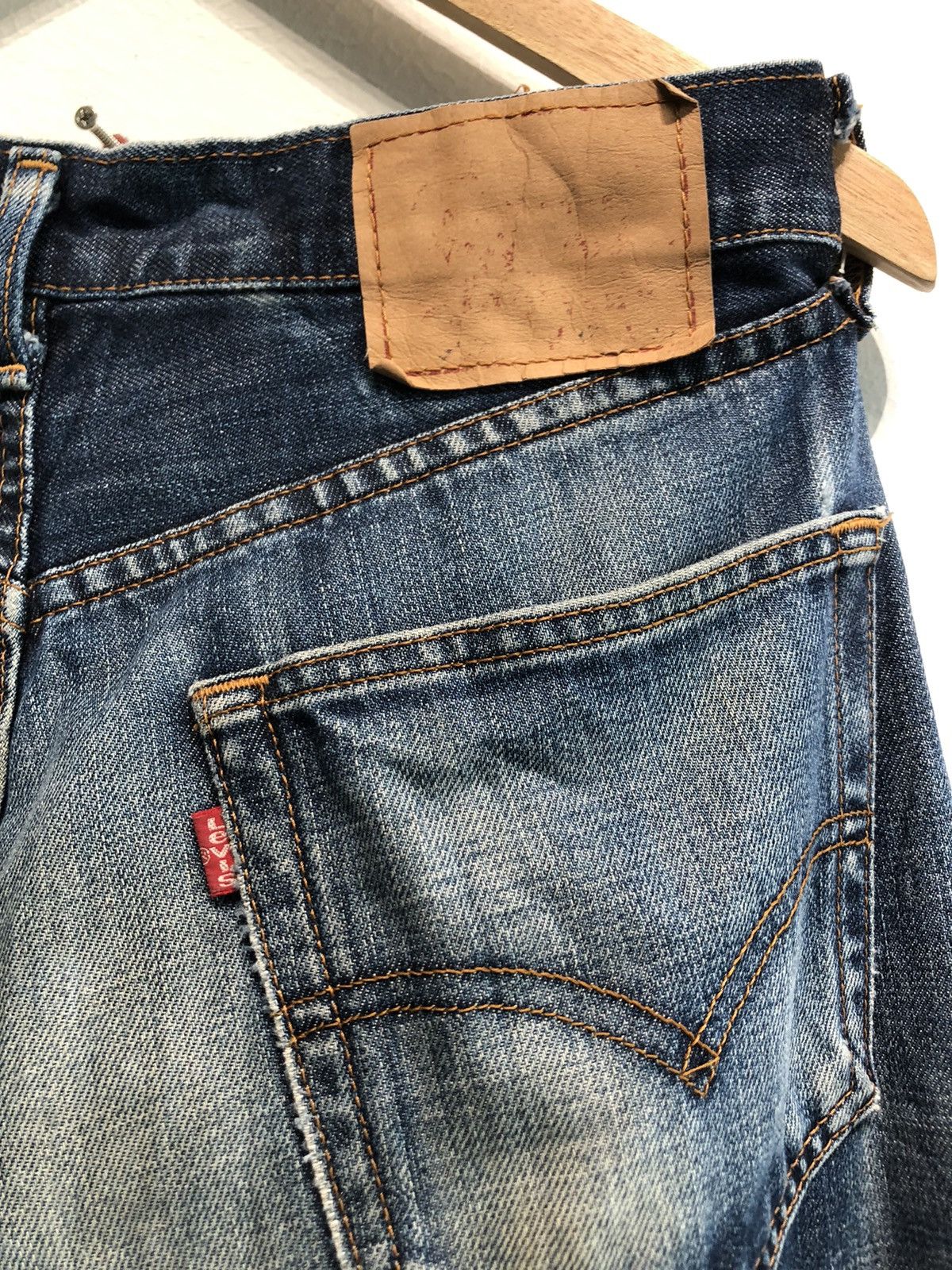 Vintage Levis 502 Distressed Denim - 6