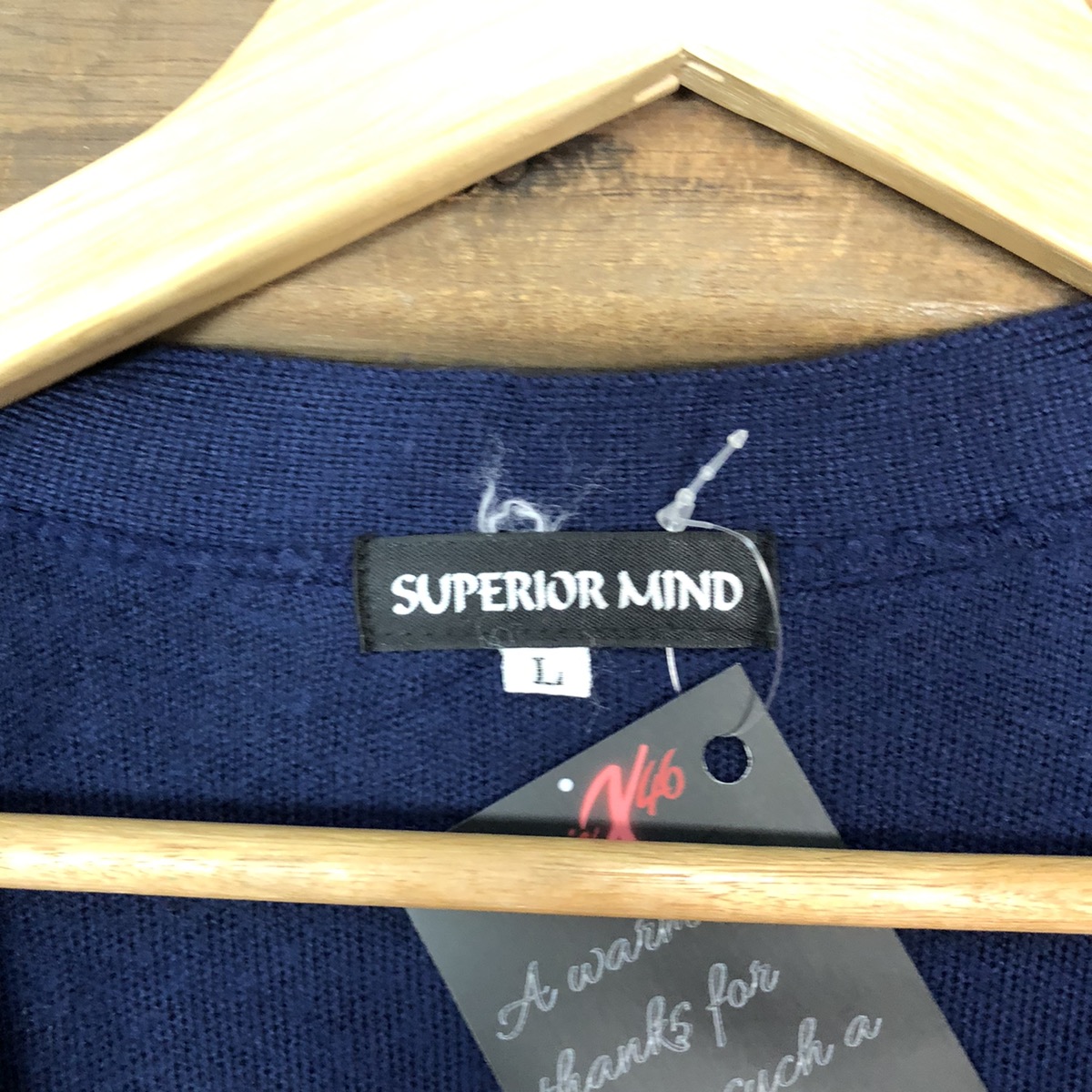 Cardigan - Superior Mind Dark blue Cardigan knitwear #5007 - 6