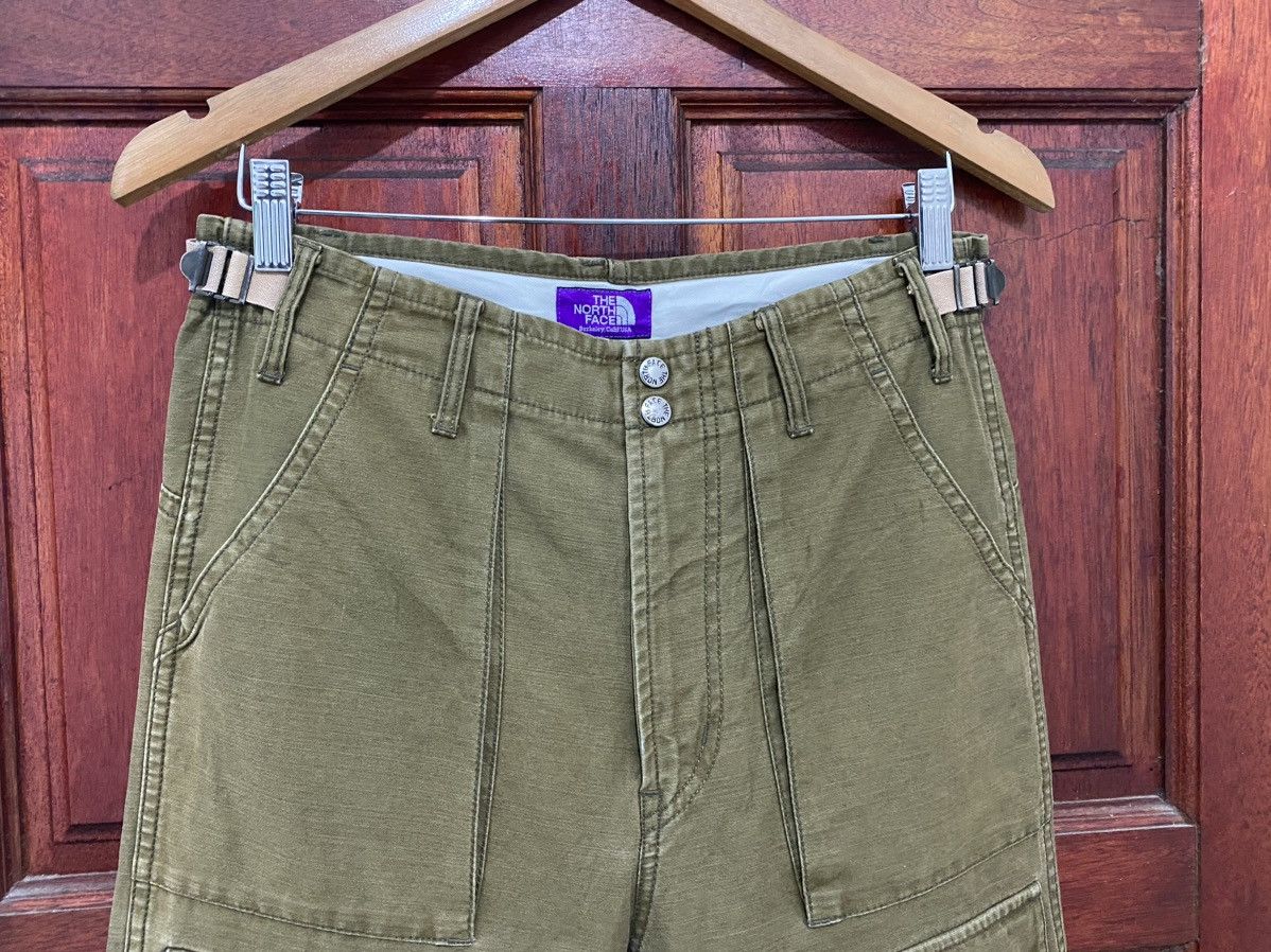 🔥The North Face Military Design Bush Pant Label Purple Pant - 4
